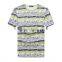 Men's Full Printed Short t Shirt (100%cotton )with Round Neck