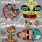 Custom plastisol good washing CMYK offset printing method heat transfer