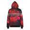 OEM Custom Wholesale Sublimation Printed 3D High Quality No Zipper Hoodie Jacket