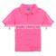 breathable and comfortable short sleeve kids polo shirts made of 100% cotton