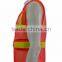 China manufactory high quality dry fit mesh safety reflective work vest