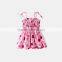Sleeveless kid girl dress girl boutique dress