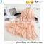 New Fashion Custom Lash Lace Trimming Viscose Hijab Scarf