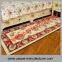 China machine made loop tile jacquard wool carpet rugs with PP backing