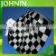 black white hand custom checkered race waving flag