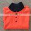 High visibility reflective fluorescent polyester safety t shirt