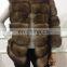 China Cheap factory price fox fur coats transfermer sable color fox fur coat women fur coat