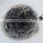 fashion fox fur pompoms key chain real fur pompon accessories