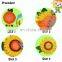 Sunflower Shape Educational Kid DIY Stuffed Pillows Yellow Plush Toys Wholesale