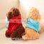 new products plush teddy dog toys with sports T shirt