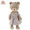 ICTI manufacturer plush fluffy stuffed bear with skirt