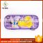 Factory cheap supply school stationery colorful printing rigid plastic pencil cases for wholesale