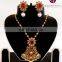 Kundan Pendant Set-Antique One gram Gold plated Pendant Set-Wholesale Antique Jewelry-Big pendant set