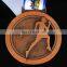 Cheap high qualitycolorful racing metal medal with no MOQ