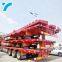 New arrival 2/3/4 axles 40ft flatbed truck semi-trailer container skeleton tandem trailer low bed truck trailer