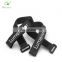 Durable hook and loop belt with buckle nylon hook loop elastic band