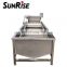 Stainless steel industrial vegetable and fruit washing machine