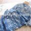 2020 Autumn Girls Printed Lapel Jeans Coat Children's Clothing Wholesale