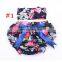 Girls Tutu PP Bowknot Shorts Floral Printed Pants With Flower Headbands Baby Clothes Infant Kids Bow Shorts Girls Pants Set