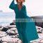 Elegant Lace Patchwork Button Front Open Long Sleeve White Cotton Beach Dress Women Swimwear Cover Up Beach Tunic Plus Size
