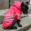 Outdoor Usage Puppy Waterproof With Reflective Stripe Pet Dog Raincoat