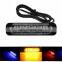 Super Bright Flash 6 Led Vehicle Truck Led Warning Light Strobe Side led Marker Light