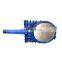 DN100 ductile cast iron pneumatic knife gate valve PN10