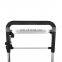 Aluminum oxidation large capacity handy collapsible shopping cart walker rollator with seat