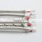 K type fiber glass insulation with  fiber glass pvc quartz fiber