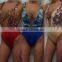 2016 Best Seller Hawaii Beach Bathing Suit High Waisted Push Up Bikini Deep V Sey Tie Dye Women Swim Suit Bandage Bikinis Khaki