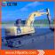 dredging excavator for Clearing land at road