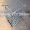 Metal box can be stacked on guarantees warehouse roll lockable storage cage and container,wire mesh container