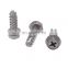 stainless steel flat head self cutting screws for plastic