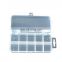 10 Compartments Transparent Plastic Cheap Tackle Box Fishing Tackle Hooks Baits Storage Case