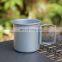Custom Low MOQ Logo Manufacturers Color Printed Coffee Sublimation Wholesale Enamel Camping Mugs