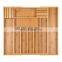 Bamboo Silverware Drawer Organizer Kitchen Expandable Utensil Holder -Adjustable Cutlery Tray with Divider