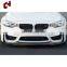 CH Newest Car Body Parts Front Bumper Car Modification Parts Truck Bumper Front Lip For BMW 4 Series F82 F83 2014-2020