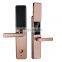 Waterproof wifi glass camera digital electronic smart door lock for aluminium door