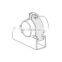 OEM pipe clamp cushioned clamp clip strut cushioned clamp clip