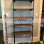 Industrial Retro Wall Mount Iron Pipe Shelf Open Bookshelf