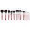 Andor Professional 15pcs Makeup Brush Set Private Label For Powder Blush Eyeshadow