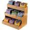 Nature Bamboo Friendly Environment Good Quality Tea Bags Storage Organizer Kitchen Storage Organizer