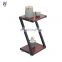 New Arrival Modern Design Z-shape Particle Board Afternoon Tea Side Table With Foot Pat