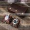 Luxury Watch Roll Box 1/2/3 Slots Crazy Horse Leather Watch Case Holder For Men Women Watches Organizer Display
