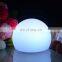 led color changing table lamp egg shaped restaurant hotel rechargeable cordless led table night light lamp