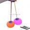 Outdoor hanging pendant sphere Outdoor garden outside lawn wedding decorative solar round led glow light ball Stone lamp