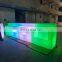 Plastic Rechargeable Waterproof Illuminated Mobile Bar Counter for Living Room Wine Storage Mini Bar Cabinet