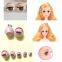 Handicraft Jewelry Accessories Plasitc Open Close Doll Eyes Movable Doll Eyes