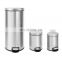 Stainless Steel Trash Can with Lid Large Garbage Pedal Bin for Kitchen and Home Supplies