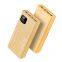 Portable PD22.5W Wooden power Bank 10000mah fast charge mobile power supply with display